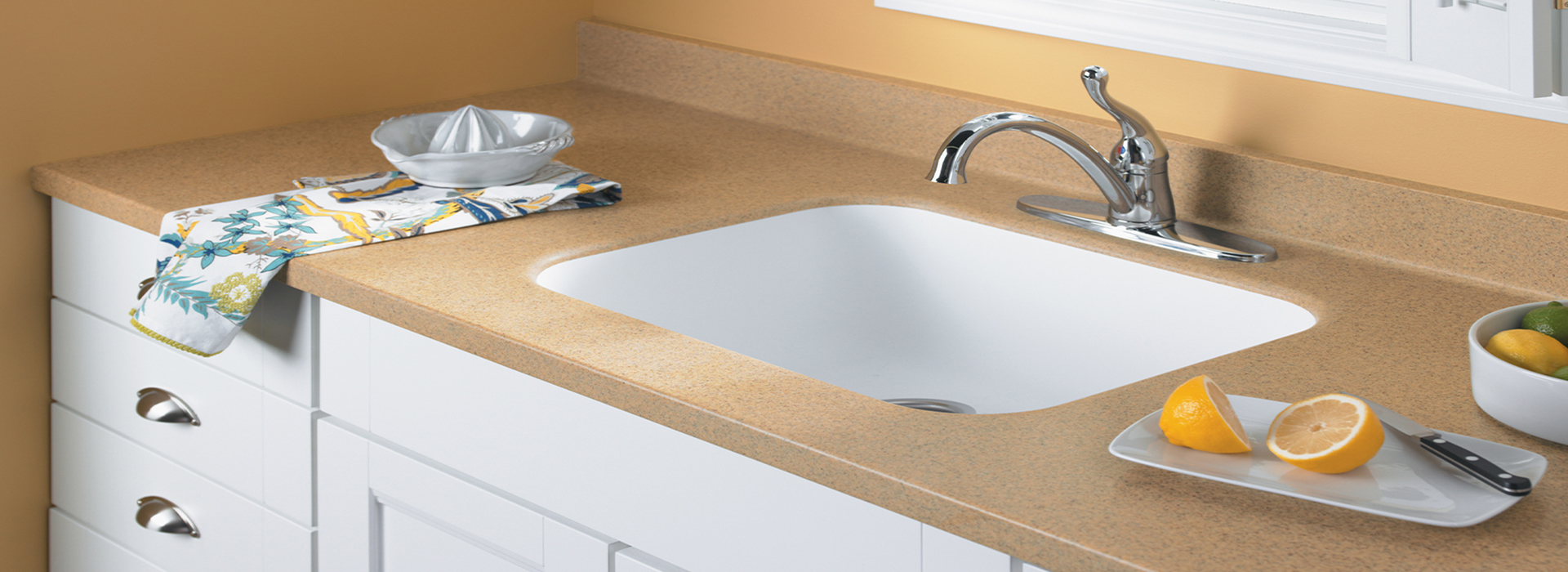 Everform Solid Surface Sinks, Custom Formica Vanity Tops