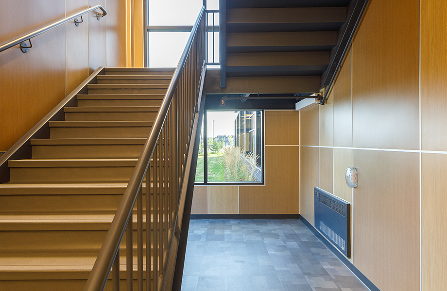 Dr. Anne Anderson High School Stairwell with HardStop Panels
