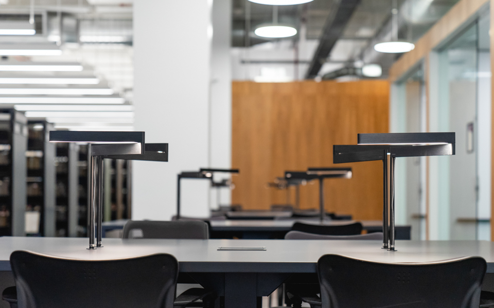ETS library tables featuring  Formica Infiniti®
