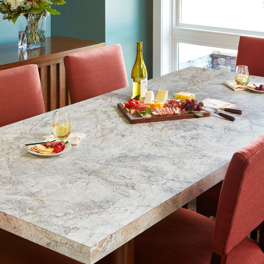 mediterranean marble dining room table