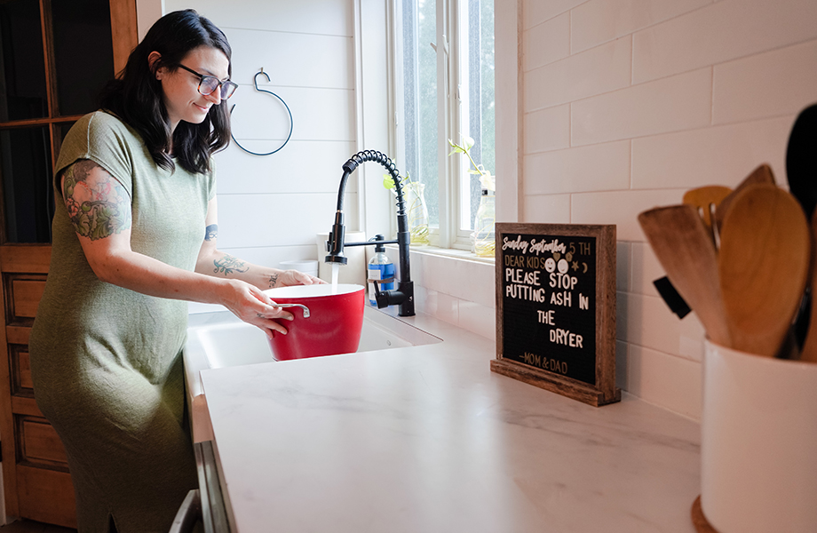 Watson Farmhouse Formica Case Study Calacatta Cava countertops