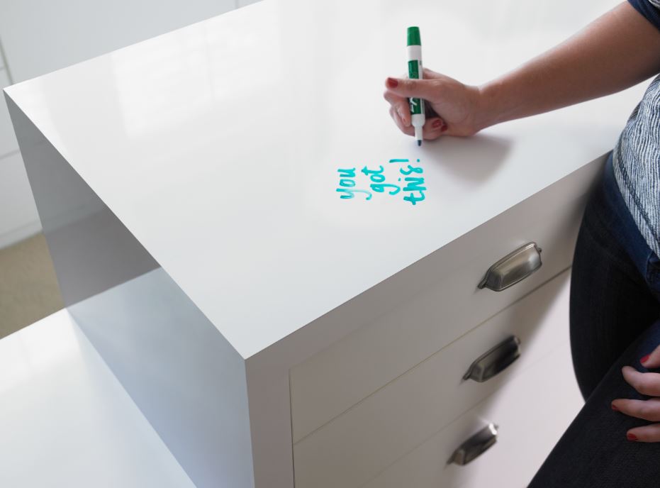 Formica White Writable Countertop