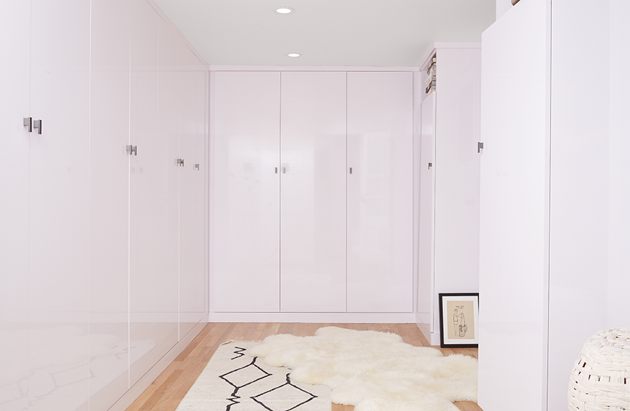 Leanne Ford White Laminate Closet