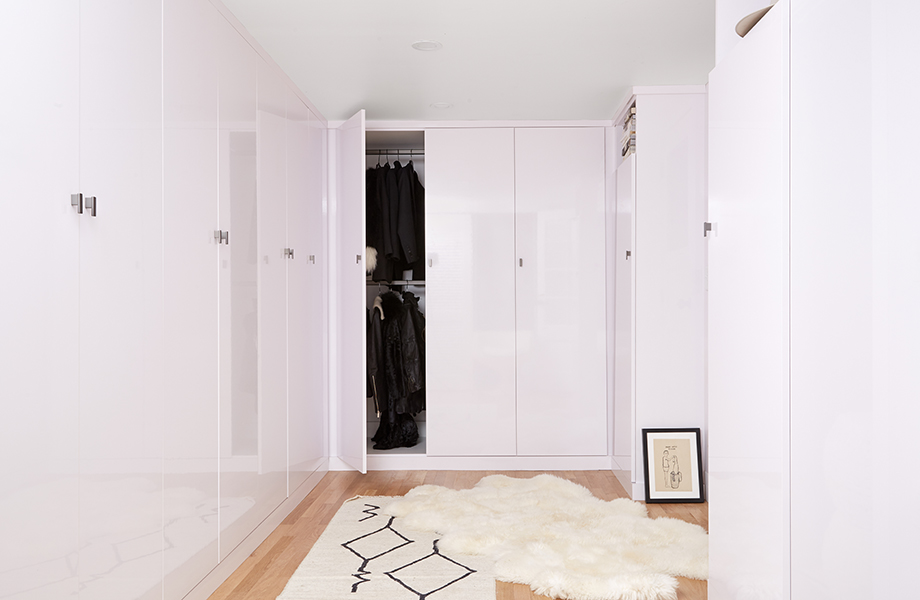 Leanne Ford White Laminate Closet