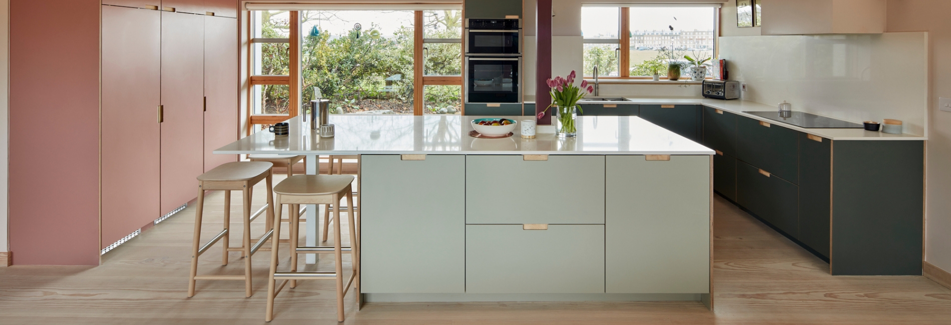 Plykea Kitchen Makeover with Formica Colors Collection