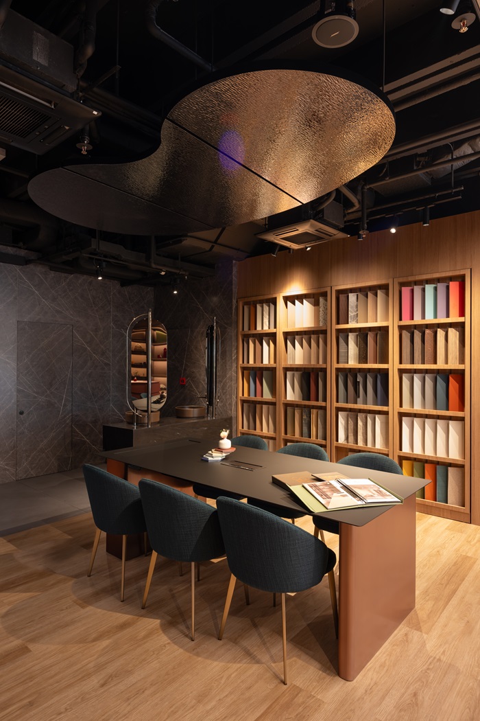 Decometal Ceiling at Formica Hong Kong Showroom