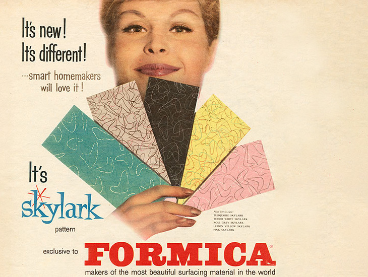 Formica History Skylark Patterns Advert