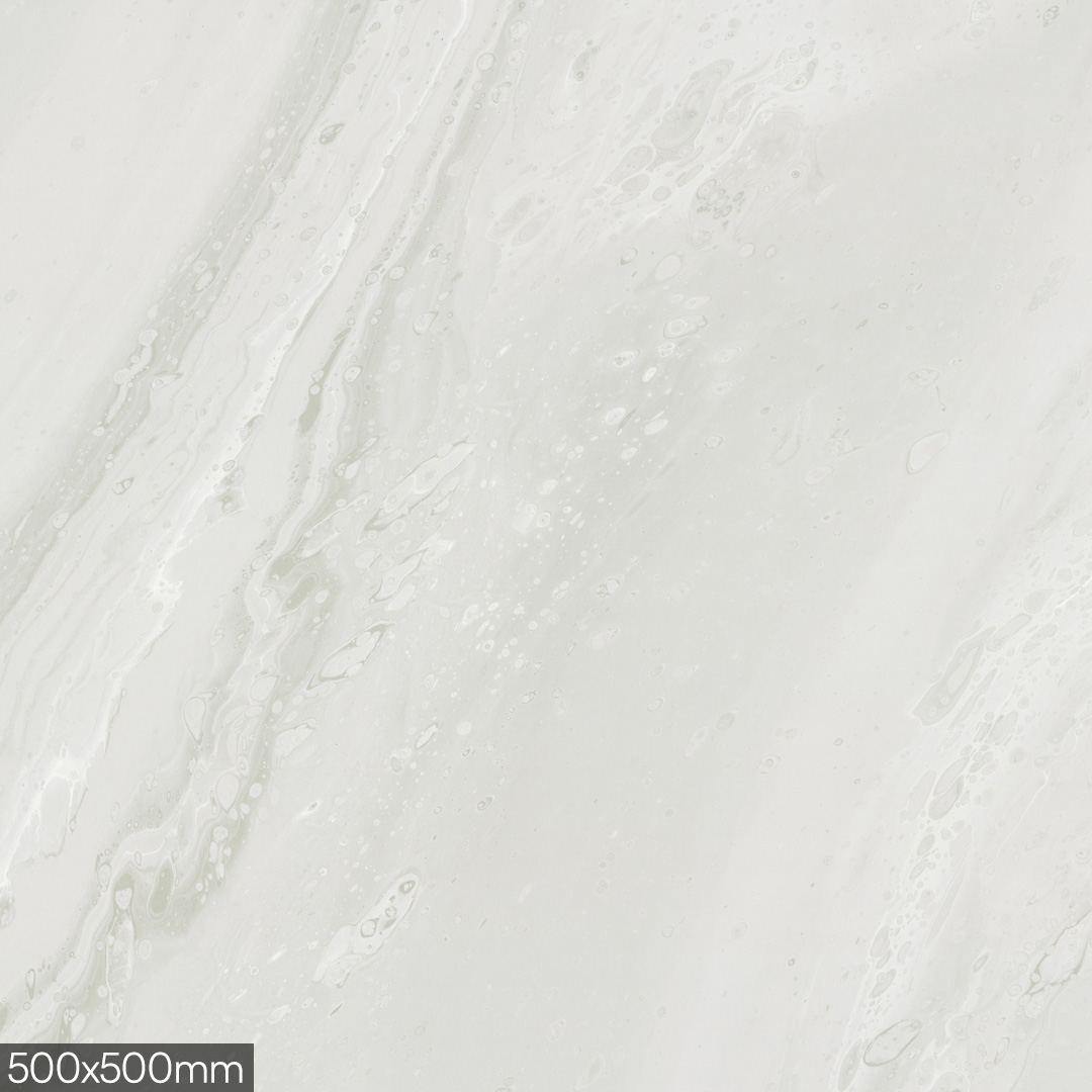 White Painted Marble