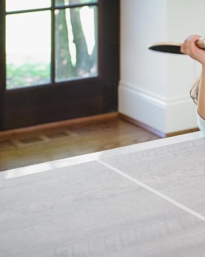 Update Your Dark Wood Cabinets With Formica Laminate Countertops