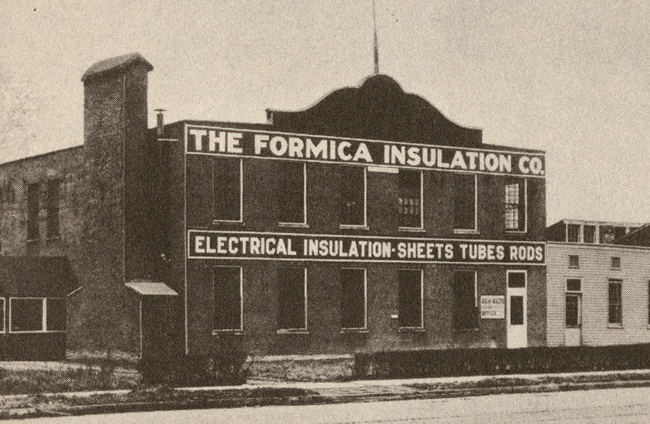 1922 Formica patent registered