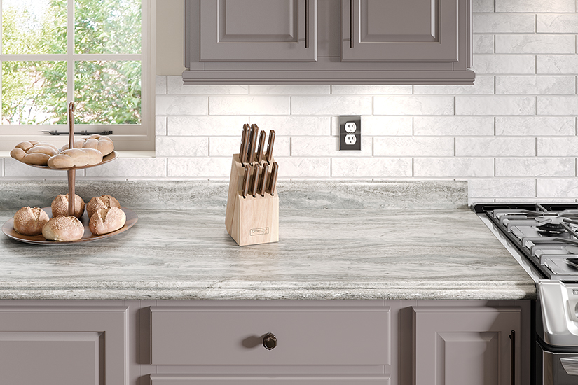9302 Fantasy Marble Postform kitchen, High Pressure Laminate HPL Formica® 180fx®