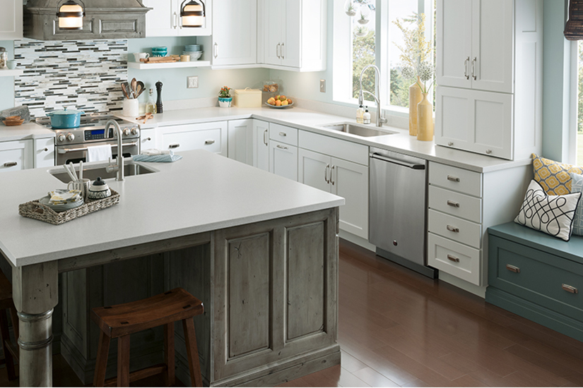 Farmhouse kitchen 733 Mirage Formica Solid Surfacing
