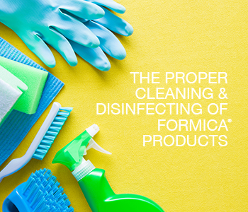 proper cleaning and disinfecting of formica