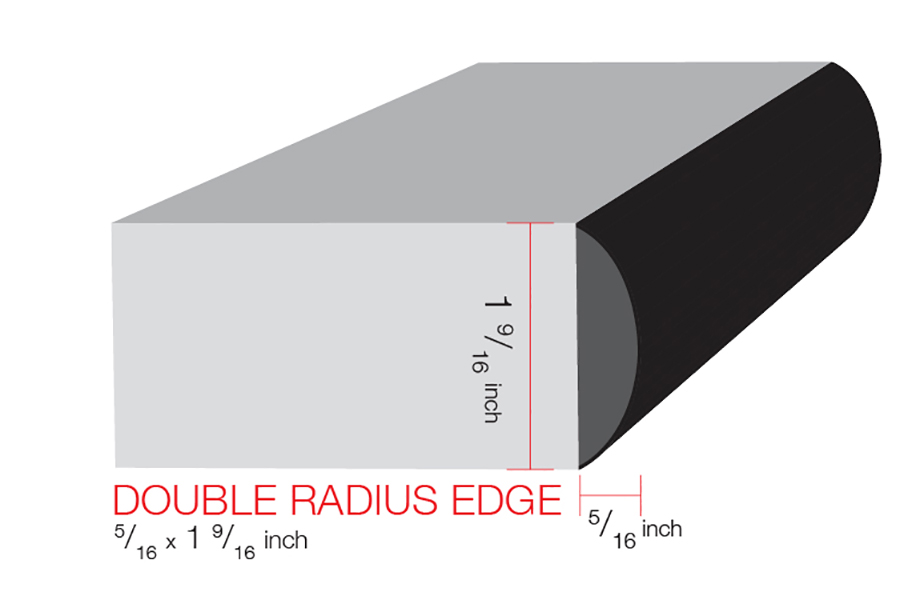 Idealedge Decorative Edging Double Radius Profile