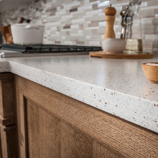 00742 Bianco Terrazzo kitchen countertop