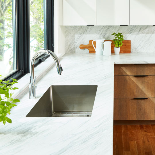 manhattan marble kitchen countertop