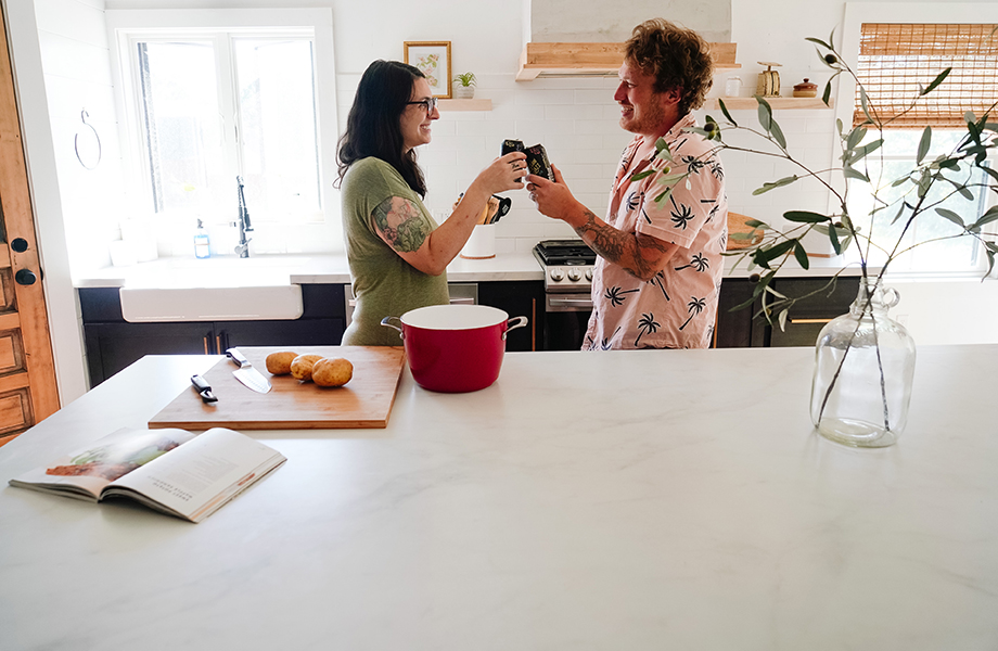 Watson Farmhouse Formica Case Study Calacatta Cava countertops