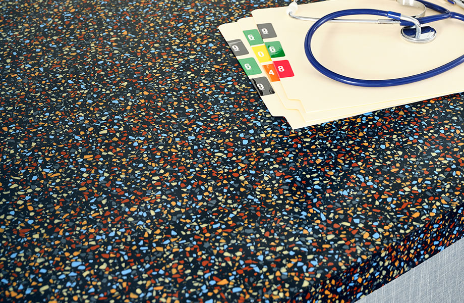 621 Nero Terrazzo Matrix with Files