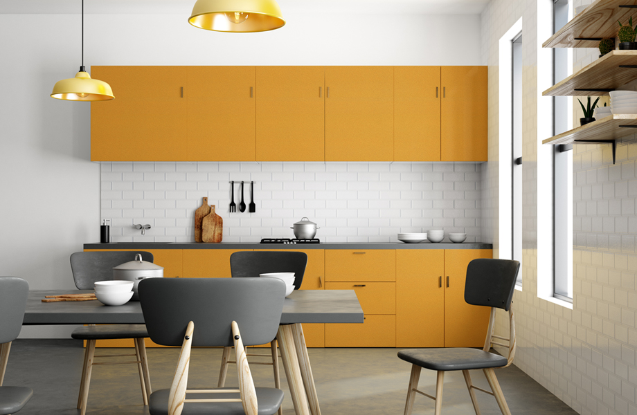 Cocina Yellow Felt