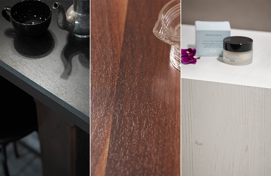 Formica laminate surfaces showing the Natural Grain texture