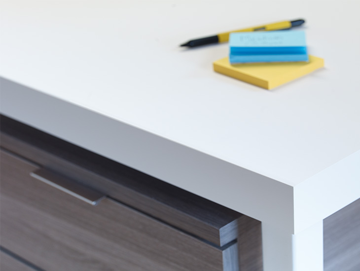 New WHite Desk