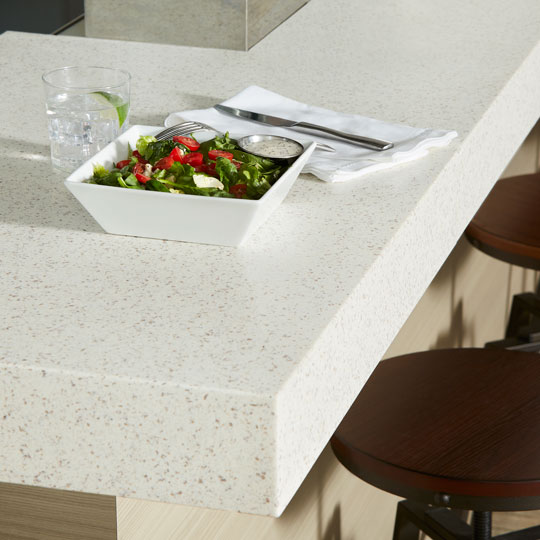 00744 Crema Terrazzo bar top