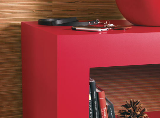 spectrum red color core book shelf
