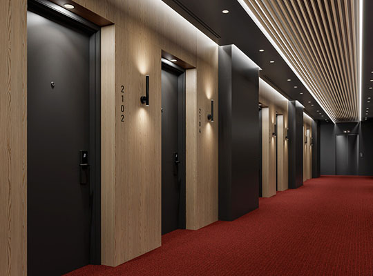 Hospitality/Doors up card 540x400