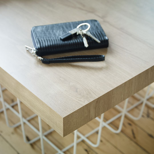 color core planked urban oak coffee table