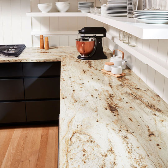 03546 River Gold kitchen countertop
