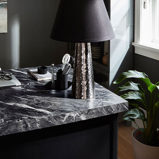 stormy night granite home office desk furniture