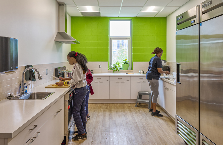 Kids in kitchen