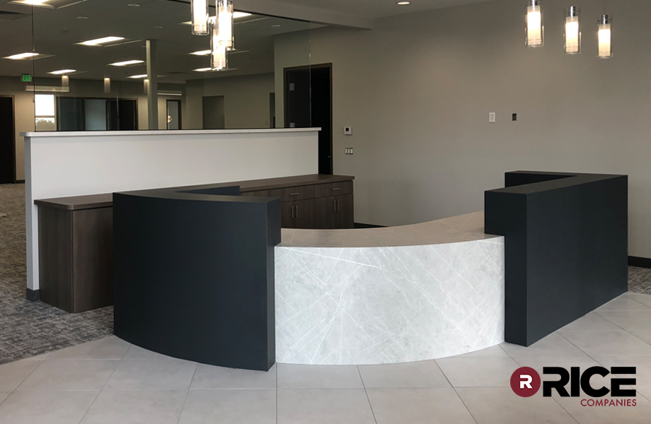 Rice Properties reception desk