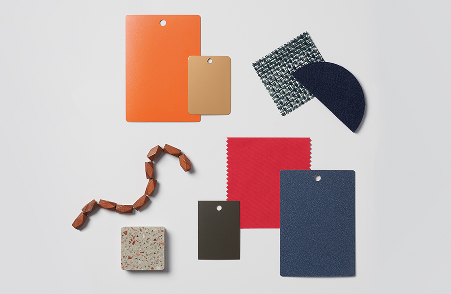 A palette of Formica colors
