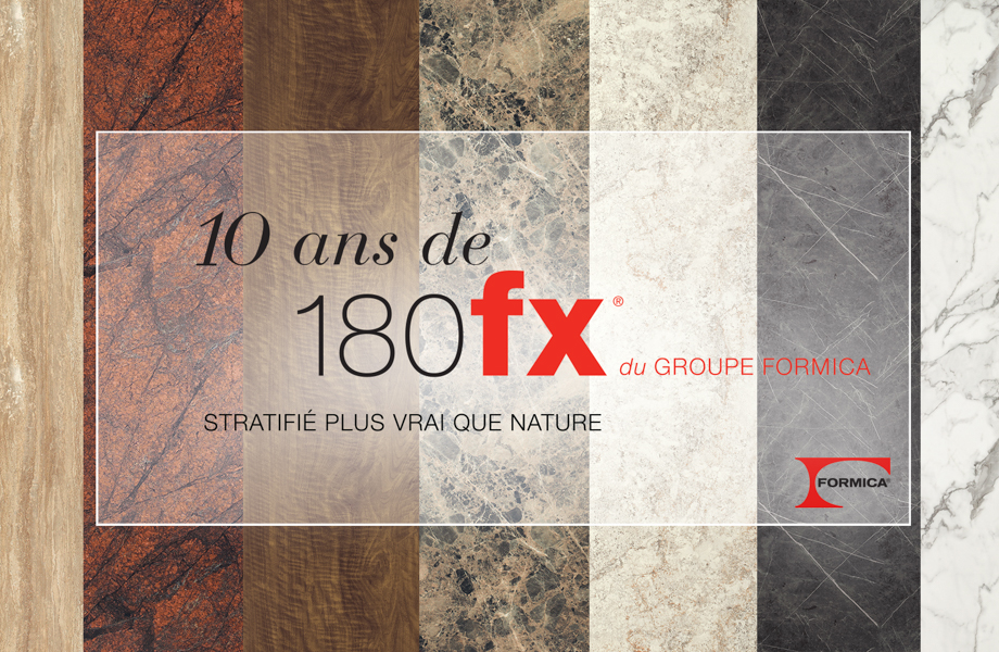 Célébration du 10e anniversaire des stratifiés 180fx® du Groupe Formica
