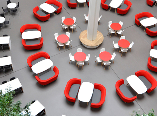 Bourmouth University using Formica Laminate photo credited to BOF