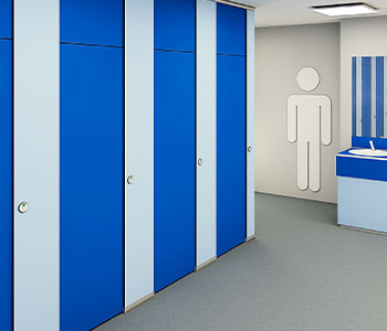 Washrooms hygienic and durable