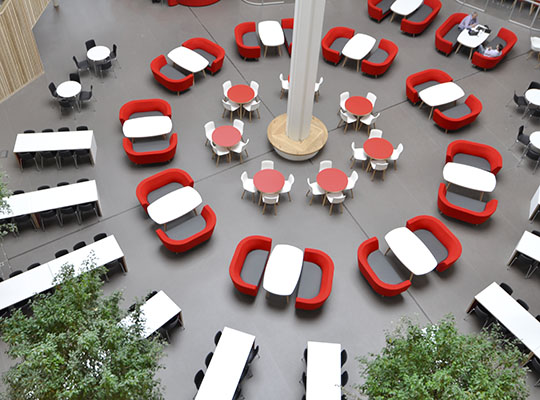 Bourmouth University using Formica Laminate photo credited to BOF