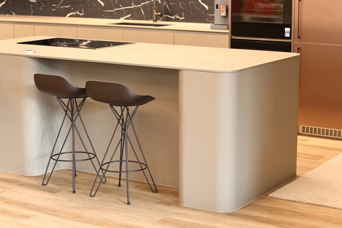 Fenix Material use in Formica Hong Kong Showroom