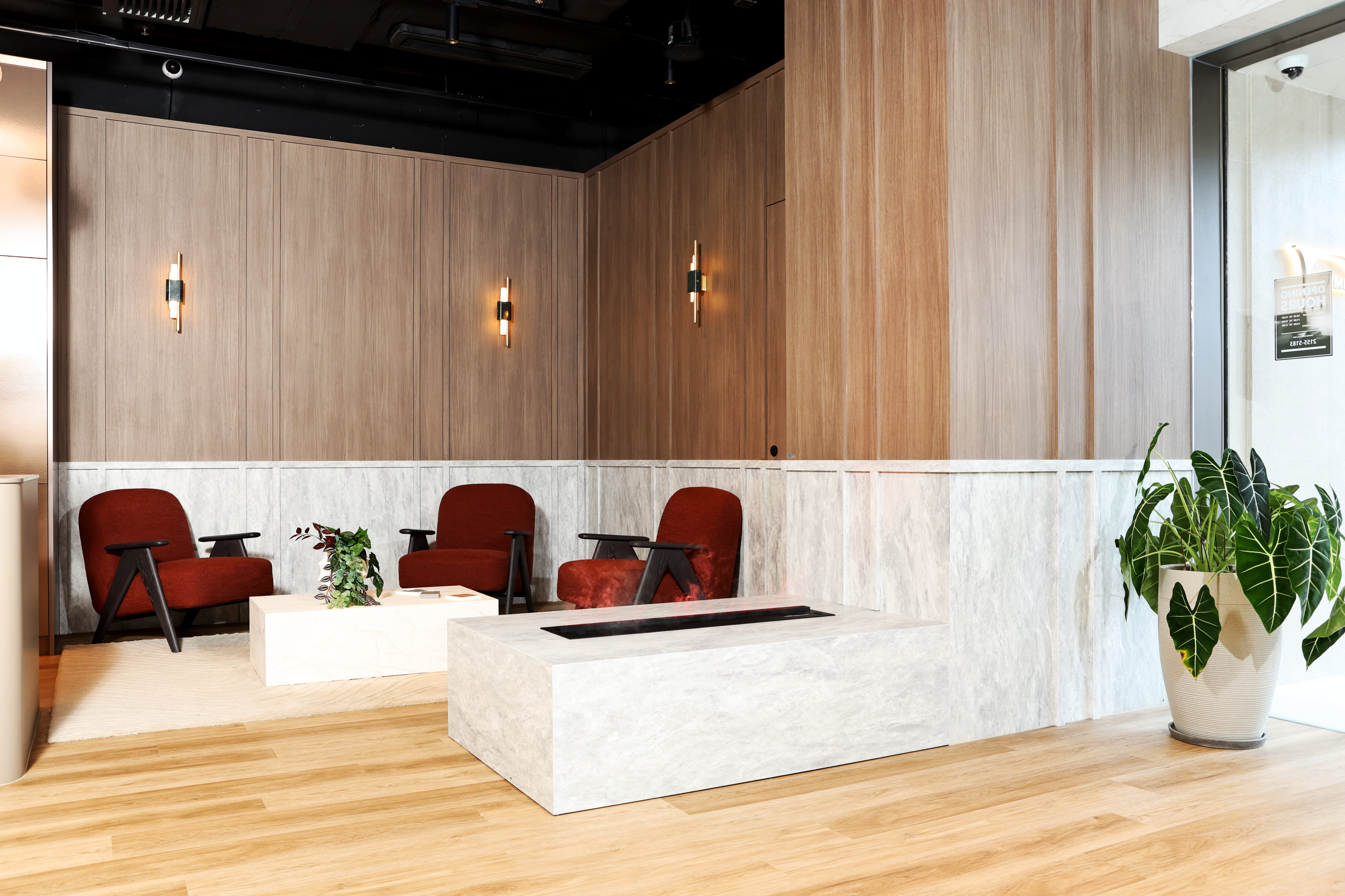 Welcome area at Formica Hong Kong Showroom