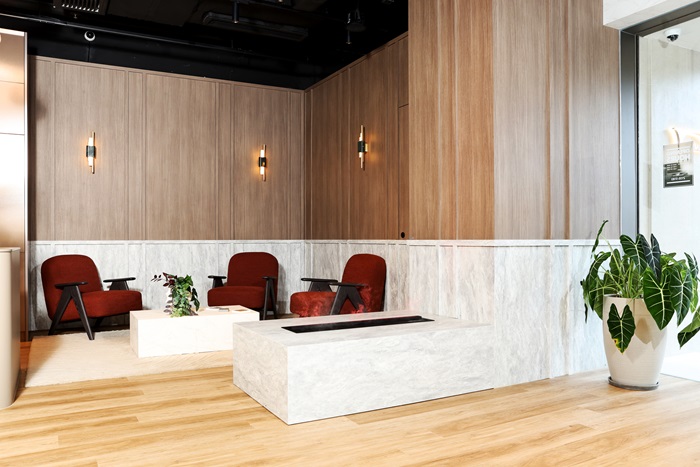 Welcome area at Formica Hong Kong Showroom