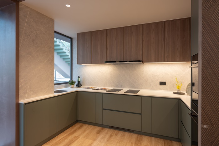 Kitchen Cabinets at the new Formica Hong Kong Showroom