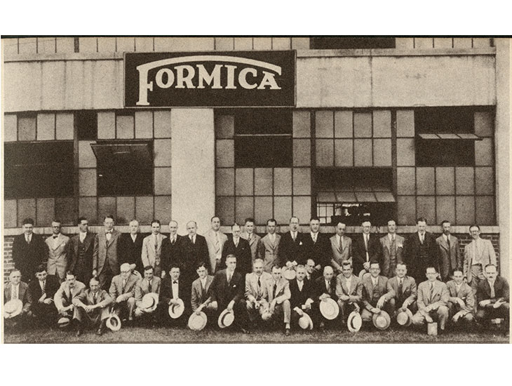 1927 Formica Group sales meeting