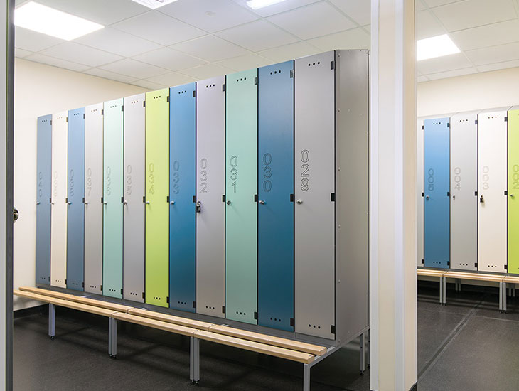 Washroom lockers